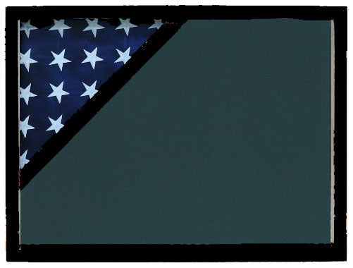 Shadow box for American flag, 3x5 flag, 4x6 flag ,5x9.5 Flag The Military Gift Store