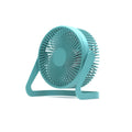 5 Inch USB Desktop Fan 360° Rotating Mini Adjustable Portable Electric Fan Summer Mute Air Cooler For Home Office Strong Wind Two Speed Modes Super Silent Mini Portable Desktop USB Cooler Cooling Fan Stevvex