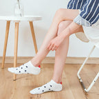 5 Pairs 3D Cartoon Harajuku Cat Cute Heart Invisible Cotton Socks Casual Boat Socks Funny Girl Ankle Sock Set for Women Stevvex