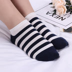 5 Pairs 3D Cartoon Harajuku Cat Cute Heart Invisible Cotton Socks Casual Boat Socks Funny Girl Ankle Sock Set for Women Stevvex