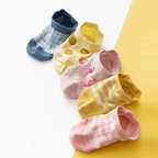 5 Pairs Cute Animal Spring Women Cotton Boat Socks Set Korean Style Funny Cat Dog Panda Low Cut Ankle Short Socks