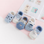 5 Pairs Cute Animal Spring Women Cotton Boat Socks Set Korean Style Funny Cat Dog Panda Low Cut Ankle Short Socks