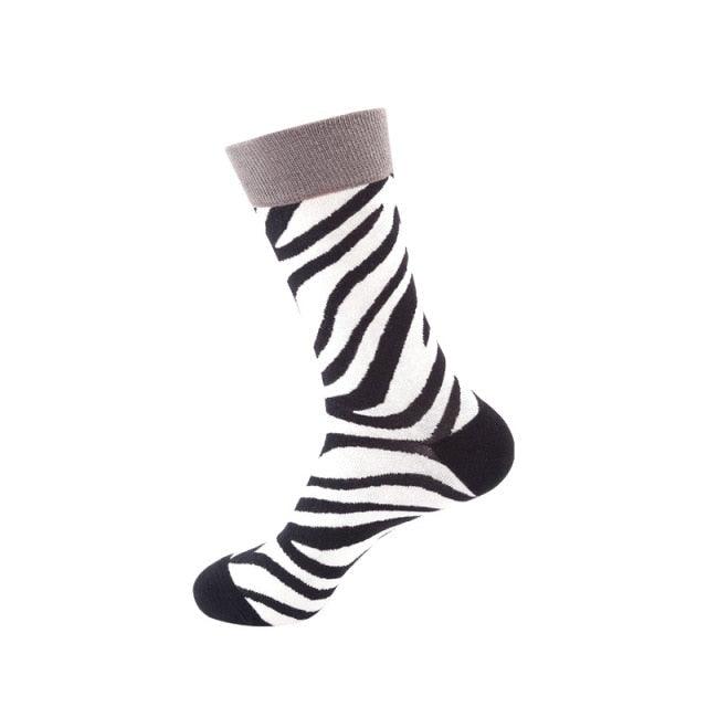 5 Pairs Women's Colorful Cotton Socks Fruits Banana Avocado Lemon Egg Cookie Donuts Food Happy Color Socks Stevvex