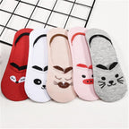 5 Pairs/Lot Cute Harajuku Animal Women Socks Set Funny Spring Cat Dog Rabbit Panda Low Cut Short Sock Happy Stevvex