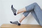 5 Pairs/Set Women's Cotton Happy Cute Cat Short Socks Print Cartoon Animal Casual Summer Socks Red Heart Funny Ankle Socks Pure Cotton Socks For Men And Women