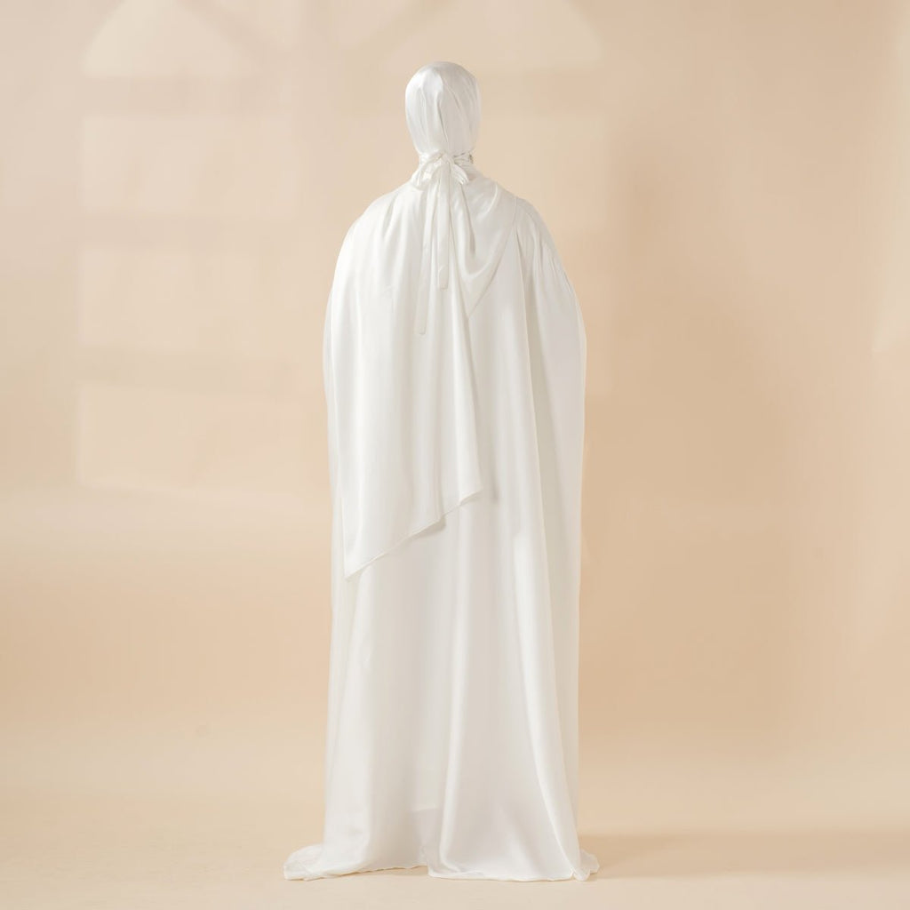 5-Piece Set Butterfly Abaya With Niqab, Loose Full Cover Satin Abaya (MOA019) - SJB-DIAMOND ELITES