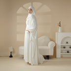 5-Piece Set Farasha Abaya, Premium Farasha Textured Open Abaya (MOA095)