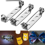 50 Pcs/Lot 15 20 25 30 35 mm 40mm Brooch Clip Base Pin Safety Pin Brooch Set Blank Base For Jewelry Making Supplies Bar Pins Brooch Pin Backs Safety Clasp Gold and Silver Safety Pins Stevvex