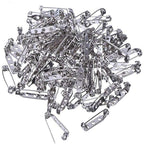 50 Pcs/Lot 15 20 25 30 35 mm 40mm Brooch Clip Base Pin Safety Pin Brooch Set Blank Base For Jewelry Making Supplies Bar Pins Brooch Pin Backs Safety Clasp Gold and Silver Safety Pins Stevvex