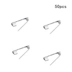 50 Pcs/Lot 15 20 25 30 35 mm 40mm Brooch Clip Base Pin Safety Pin Brooch Set Blank Base For Jewelry Making Supplies Bar Pins Brooch Pin Backs Safety Clasp Gold and Silver Safety Pins Stevvex
