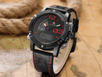 Men's Multifunction Digital Analog Waterproof Watch With Alarm And Automatic Time Zones Unique Design Excellent Gift - SJB-DIAMOND ELITES