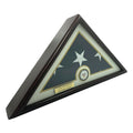 Flags Connections - 5x9 Burial/Funeral/Veteran Flag Elegant Display Case, Solid Wood, Cherry Finish The Military Gift Store