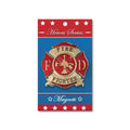 Heroes Series Firefighter Medallion Large Magnet - Size 3.75 Inches. The Military Gift Store