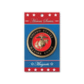 Flags Connections - Heroes Series Marine Corps Medallion Small Magnet - 2.25 Inches. The Military Gift Store
