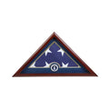 US Flag Display Case with Air Force Medallion. The Military Gift Store