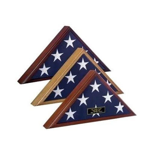 4x6 flag Display Case, 4 ft x 6 ft flag display case, 4x6 flag case, American flag 4x6 flag display, 4x6 flag frame - Cherry Finish. The Military Gift Store