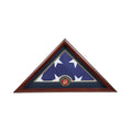US Marine Corps Flag Display Case Complete With Flag. The Military Gift Store