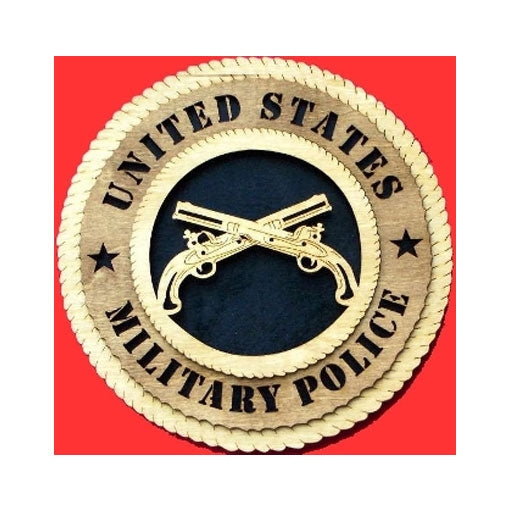 Military Police Wall Tributes - 9". The Military Gift Store