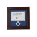 Aim High Air Force Medallion 4-Inch by 6-Inch Landscape Picture Frame The Military Gift Store