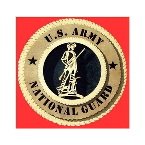 National Guard Wall Tribute, National Guard Wood Wall Tribute - 9". The Military Gift Store