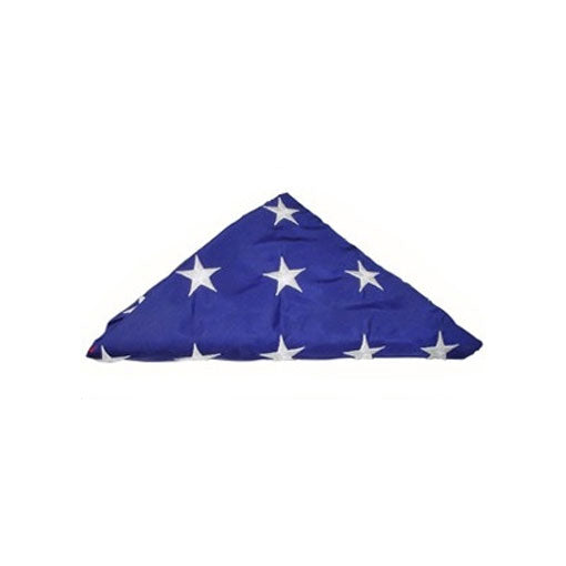 Pre Folded American Flag, American Flag Comes Folded - 3ft x 5ft American Flag or 5ft x 9.5ft American Burial Flag. The Military Gift Store