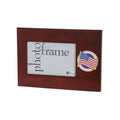 American Flag Medallion 4-Inch by 6-Inch Desktop Picture Frame The Military Gift Store