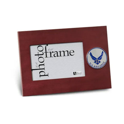 Aim High Air Force Medallion 4-Inch by 6-Inch Desktop Picture Frame The Military Gift Store
