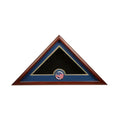 US Flag Display Case with US Flag Medallion, 5' x 9'6" US Interment Flag The Military Gift Store