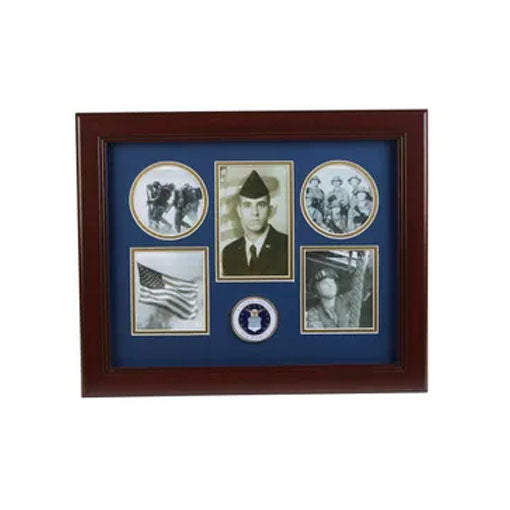 U.S. Air Force Medallion 5 Picture Collage Frame The Military Gift Store