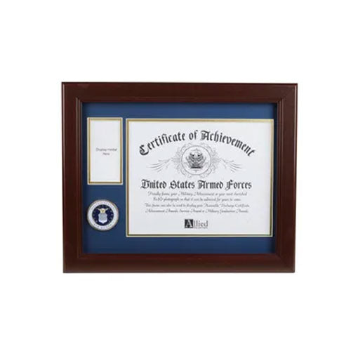 U.S. Air Force Medallion 8-Inch by 10-Inch Certificate and Medal Frame The Military Gift Store