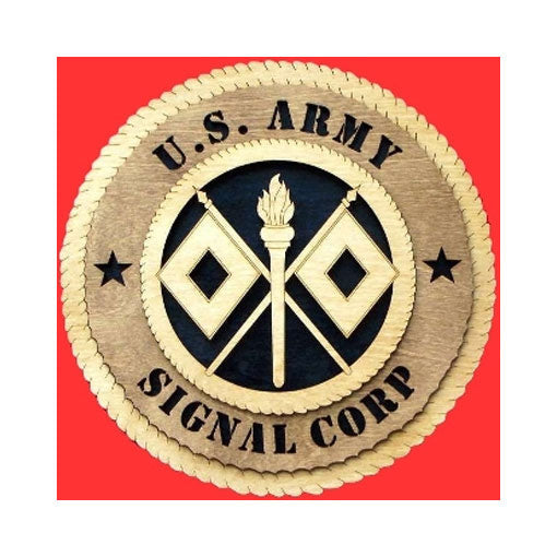 Signal Corps Wall Tributes - 12". The Military Gift Store