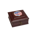 American Flag Medallion Desktop Box The Military Gift Store