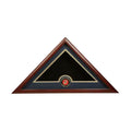 US Flag Display Case with Marine Corps Medallion. The Military Gift Store