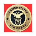 Air Force Wall Tribute Hand Made of wood 3D - 9 Inch. The Military Gift Store