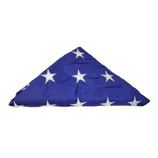 Flags Connections - Pre-Folded American Flags for Flag Display Cases - 5ft x 9.5 ft Flag, American Burial Flag. The Military Gift Store
