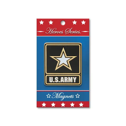 Flags Connections - Heroes Series Go Army Medallion Large Magnet - 3.75 Inches. The Military Gift Store