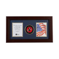 U.S. Marine Corps Medallion 4-Inch by 6-Inch Double Picture Frame The Military Gift Store