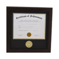 Award of Excellence 8-Inch by 10-Inch Certificate Frame - Mahogany The Military Gift Store