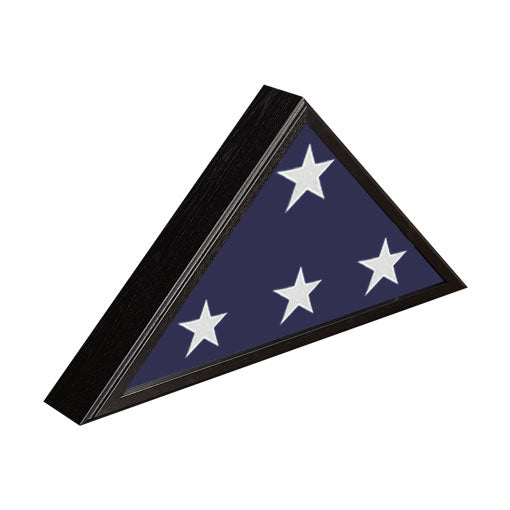Veteran Flag Case - Black - Fit for 5' x 9.5' Flag. The Military Gift Store