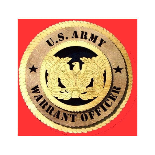 Warrant Officer Wall Tributes - 9". The Military Gift Store