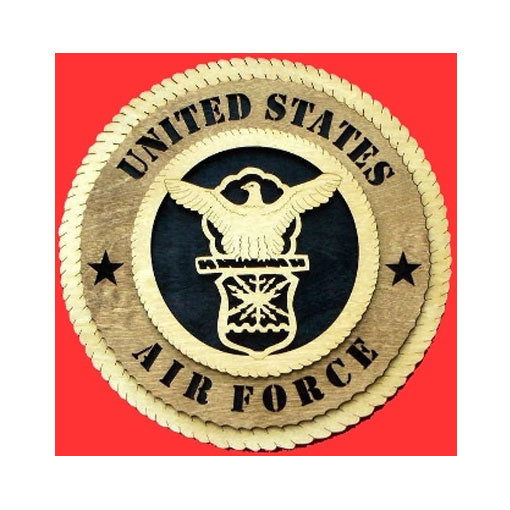 Air Force wall tribute, Laser Wall Tributes - 9". The Military Gift Store