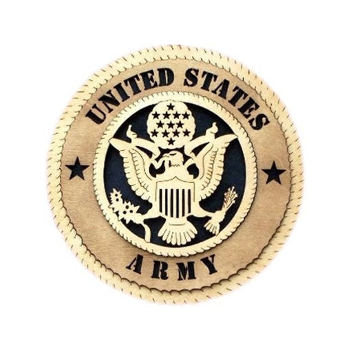 Army wall tribute, Laser Wall Tributes - 12". The Military Gift Store