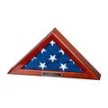 Flag Display Case for 4x6 flag - Walnut Finish. The Military Gift Store