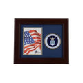 U.S. Air Force Medallion 4-Inch by 6-Inch Portrait Picture Frame The Military Gift Store