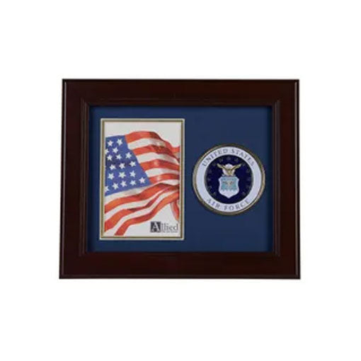U.S. Air Force Medallion 4-Inch by 6-Inch Portrait Picture Frame The Military Gift Store