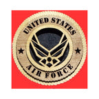 Air force Wall Tributes, USAF Wall Tributes - 9 inch. The Military Gift Store