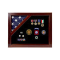 Colonial flag display case - Fit 3' x 5' Flag. The Military Gift Store