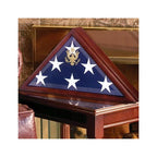 American Burial Flag Box, Large Coffin Flag Display Case - 3ft x 5ft American Flag. The Military Gift Store