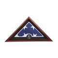 US Flag Display Case with POW MIA Medallion. The Military Gift Store