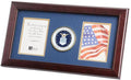Flag Connections U.S. Air Force Medallion 4-Inch by 6-Inch Double Picture Frame The Military Gift Store